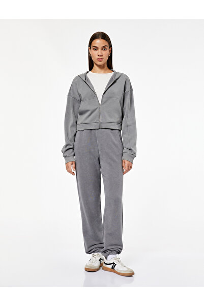 Koton Πλενόμενος ελαστικός ιμάντας μέσης με τσέπες με ανάγλυφο σχέδιο