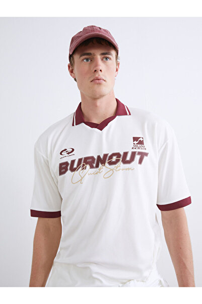 LC Waikiki Xsideekru Polo Neck Printed Men's T-Shirt