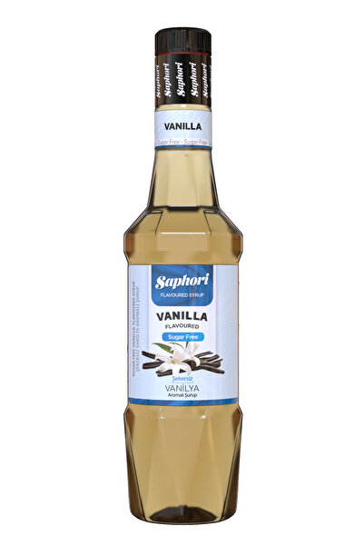 Saphori Sugar Free Şekersiz Vanilya Aromalı Kokteyl Şurubu Kahve Şurubu 700 ml