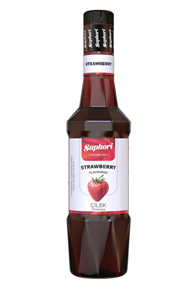 Saphori Çilek Aromalı Kokteyl Şurubu Çilek Şurubu Kahve Şurubu Çilek Aroması ...