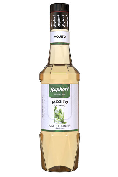 Saphori Mojito (Bahçe Nane) Aromalı Kokteyl Şurubu 700 ML