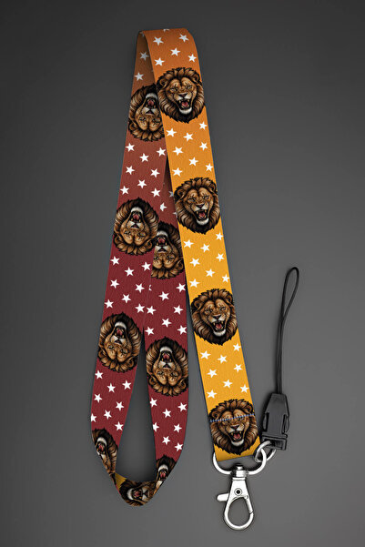 Apptakı Aslan Boyun Askı İpi Yaka Kartı Kimlik Askısı Telefon Aksesuarı - ASK...