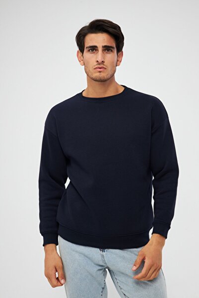 YÜKSEL IŞIK Світшот з велосипедним коміром, синій колір, унісекс