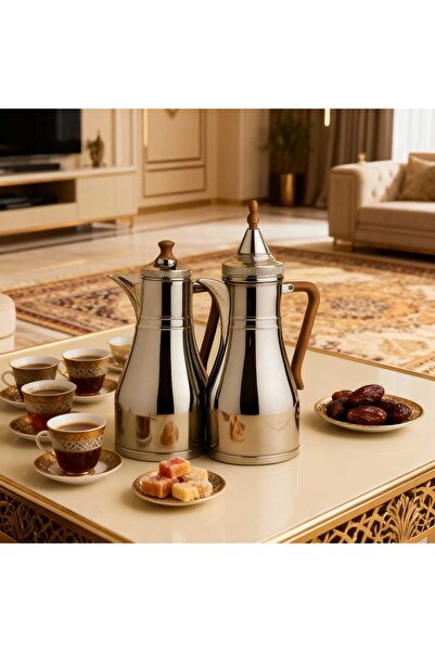 Generic طقم ترامس شاي وقهوة 1 لتر