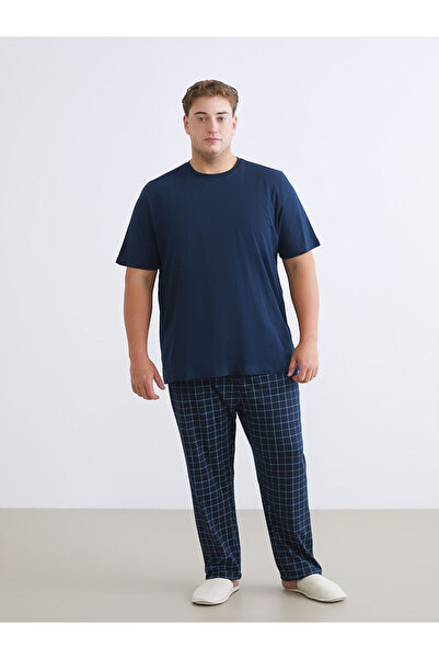 LC Waikiki Візія Новий сезон Стандартна форма Картатий чоловічий піжамний штани