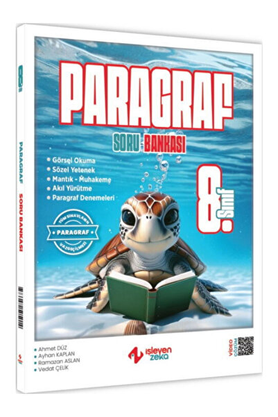 İŞLEYEN ZEKA İşleyen Zeka 8. Sınıf Paragraf Görsel Okuma Sözel Yetenek Soru Bankası