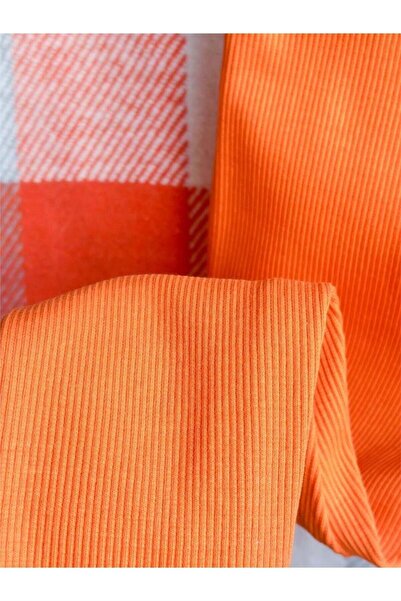 SONGÜLBERİK Cotton Lumberjack Shirt and Elastic Waist Denim Trousers Set - Button Adjustable