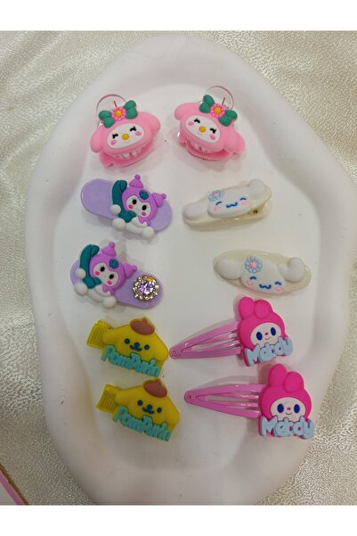 ELAS HOME Set de cleme figurate pentru fete