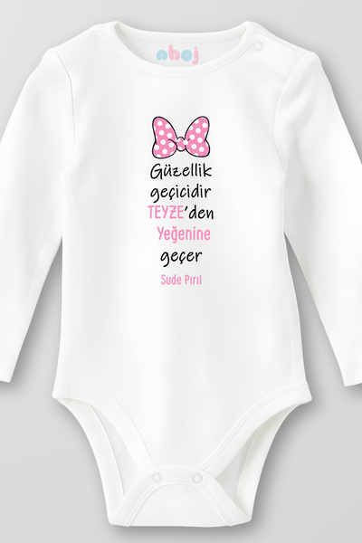 Ahoj القطن العضوي 100% يدوم طويلاً، ينتقل من الجدة إلى الحفيد، بدلة أطفال بأك...