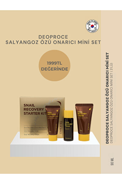DEOPROCE Salyangoz Özü Onarıcı Mini Set