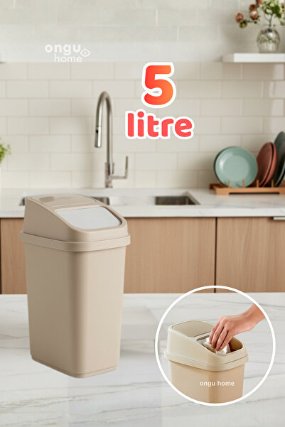 ongu home Tezgah Üstü Çok Yönlü Çöp Kovası Mutfak Çöp Kovası Banyo Çöp Kovası...