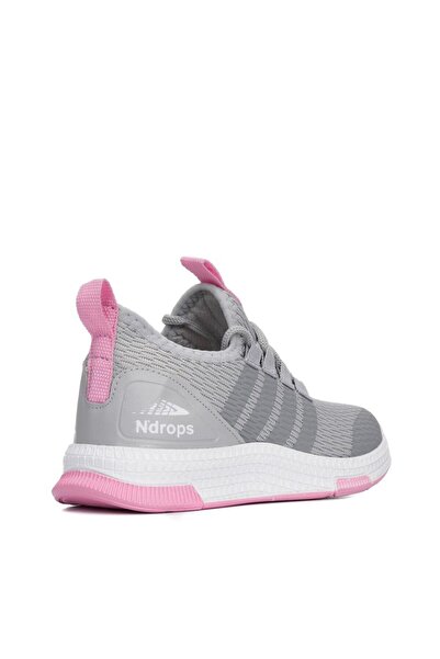 N Drops Gray - Unisex Light Flexible Kids Sneaker