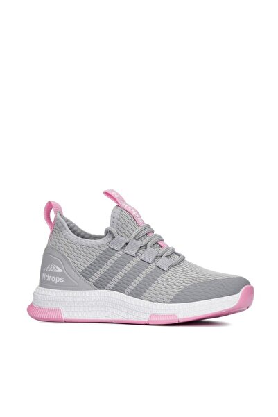 N Drops Gray - Unisex Light Flexible Kids Sneaker
