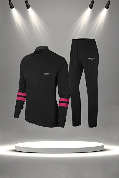 POSEIDON STORM Σετ αθλητικών φορμών για τρέξιμο για όλες τις εποχές, μαύρο νέ...