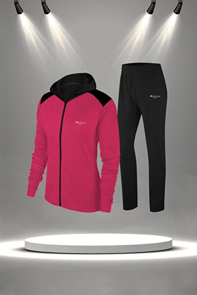 POSEIDON STORM Σετ αθλητικών φορμών μεγάλου μεγέθους για γυναίκες φούξια νέα ...