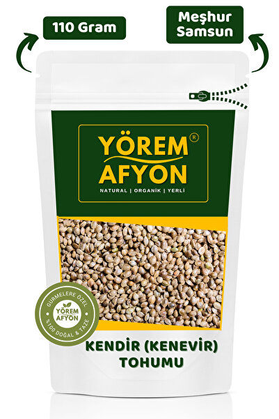 Gülçehre Meşhur Samsun Yöresinden Kavrulmuş Kendir Tohumu, Çedene, Kınnap {Cannabis Sativa} | 110Gr.