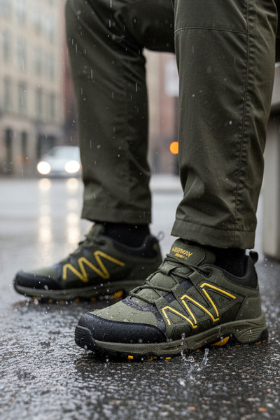 Giyyin Haki Erkek Outdoor Trekking Bot