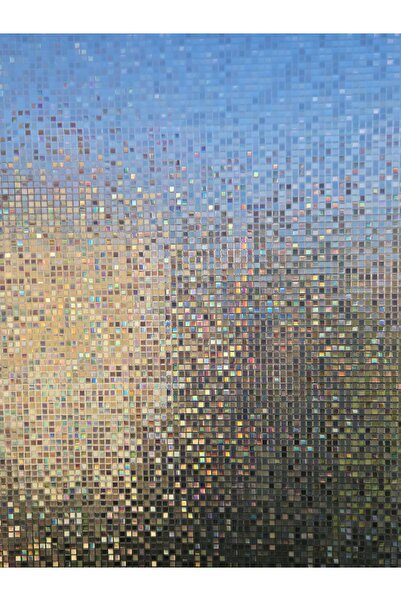 Başak Ev Tekstili Cam Filmi Kaplama Statik Folyo Buzlu Desenli Duşa Kabin Pencere Ofis Dekorasyon