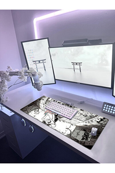 PORGE Gamer Mouse Pad 80x30 cm – XL Büyük Boy Japon Anime Mausepad