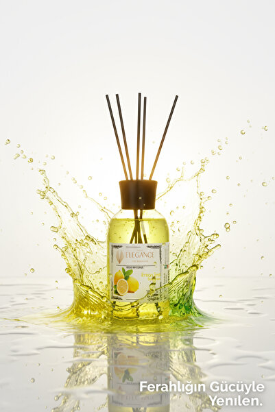 Elegance vip Perfume Limon Dilimi Reed Diffuser Bambu Çubuklu Oda Kokusu (110...