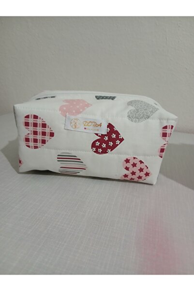 dora ev tekstıl Makeup Bag with Heart {Pinterest}