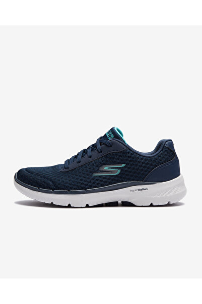 SKECHERS GO WALK 6 - İCONİC VİSİON Kadın Lacivert Yürüyüş Ayakkabısı 124514 NVTQ