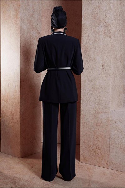 Alvina Belted Trousers Set - 30443