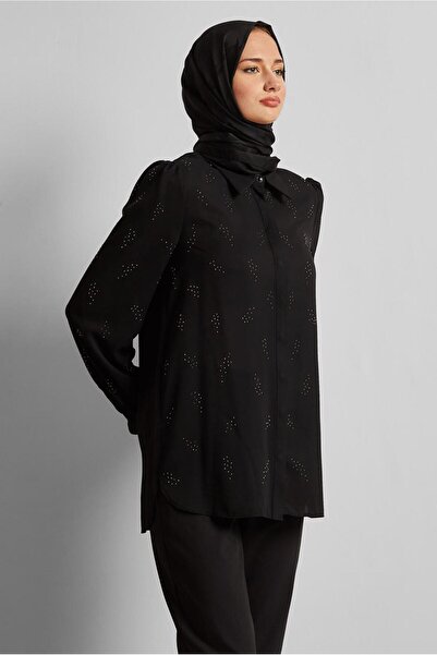 Alvina TAŞ BASKILI BLUZ 45721