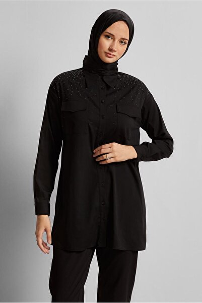 Alvina Cotton Stone Tunic 45738