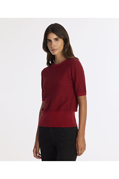 Yargıcı Regular Bisiklet Yaka Kısa Kol Kazak