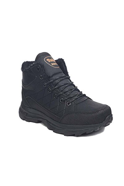 Dakırs 117 günlük siyah kışlık su soğuğa dayanıklı rahatyünlü fermuarl spor bot