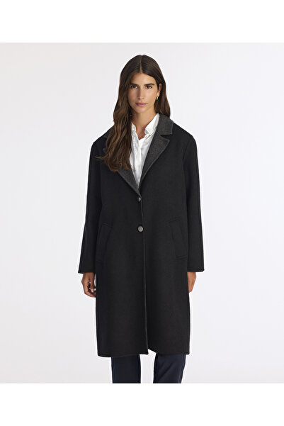 Yargıcı Regular Kırlangıç Yaka Uzun Kol Palto