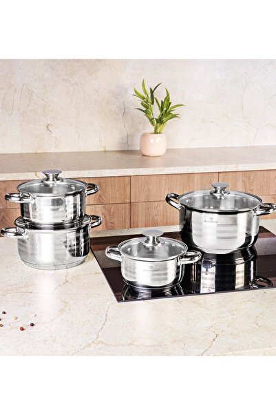 Blaumann Maxi Cookware Set 27 Pcs Stainless Steel Utensils Jumbo Gourmet Line