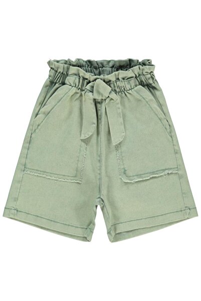 Civil Girls شورت للأعمار من 6 إلى 9 سنوات مع جيوب كبيرة - أخضر للأعمار من 6 إ...