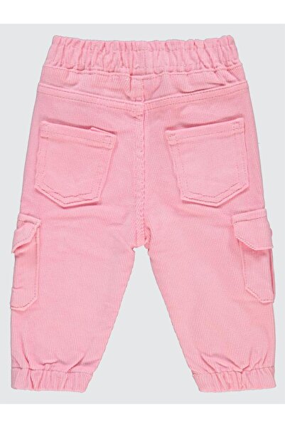 Civil Baby Kargo Cepli Jogger 9-18 Ay Pantolon - Pembe 18-24 Ay