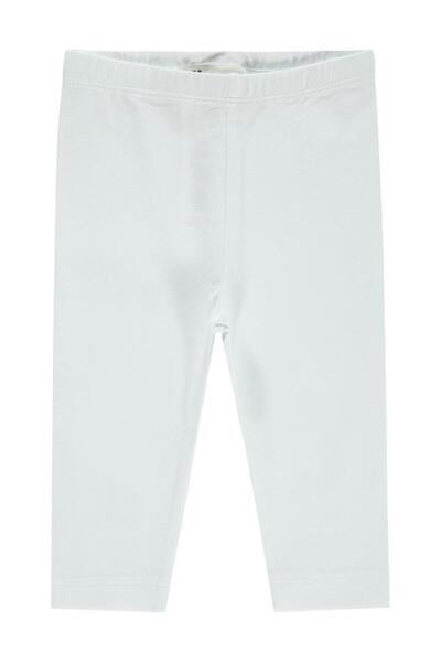 Civil Baby Düz Model Yan Stitch-Free 6-18 Months Long Tights - White 12-18 Months
