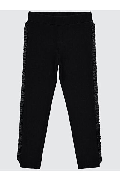 Civil Girls Kız Çocuk Uzun Tayt 10-13 Yaş Siyah
