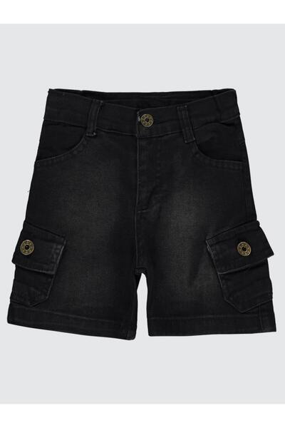 VAROL Kids Shorts with Pockets for Ages 2-5 - Black2-3 Years