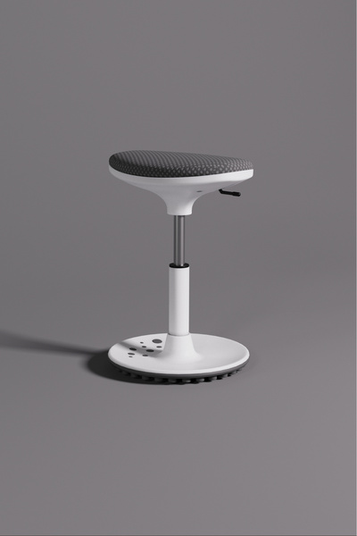 Creo Mobili Modern Home Ofis Taburesi, Dinamik Taban - 39–55 cm Yükseklik, Taş. kap. 100kg, Antrasit - Creo