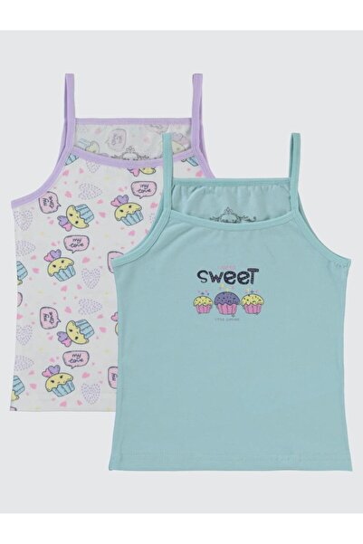 Civil Girls Sweet 2-10 Yaş 2'li Atlet Set - Standart4-5 Yaş