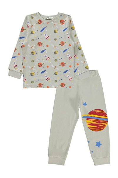 Civil Boys Boy's Pajama Set 2-5 Years Gray