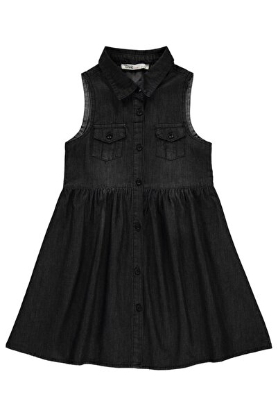 Civil Girls Civil Grils Cepli 6-9 Yaş Elbise - Siyah 6-7 Yaş