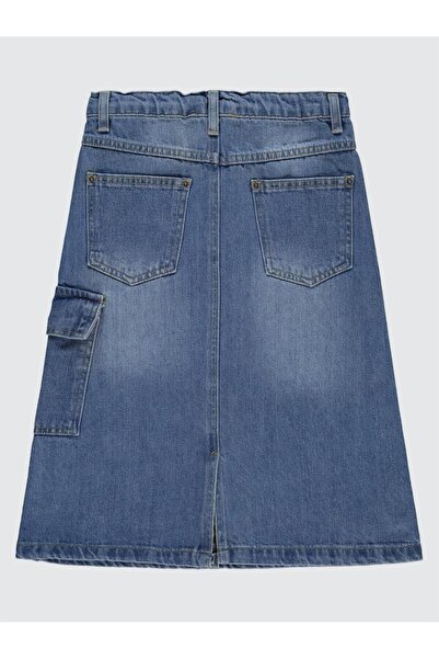 Civil Girls Single Pocket Skirt for Ages 10-13 - Blue13-14 Years Old