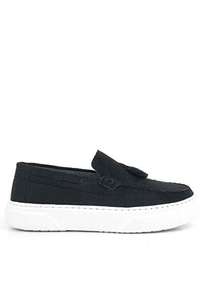 Rakerplus Μαύρα Suede Boy's Classic Loafer Παπούτσια