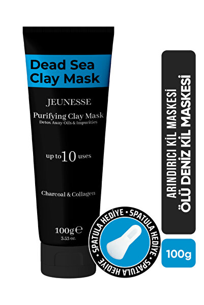 Jeunesse Kömür ve Kolajen Ölü Deniz Kil Maskesi Siyah Nokta Giderici Dead Sea Clay Mask 100gr