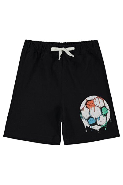 Civil Boys Футболни шорти с футболна топка, 6-9 години - черни, 9-10 години