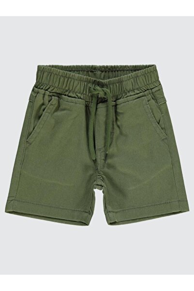 Civil Baby Elastic Waist Filotolu Shorts for 6-18 Months - Khaki6-9 Months