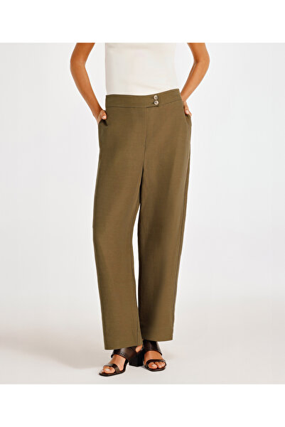 Yargıcı Yüksek Bel Palazzo Pantolon