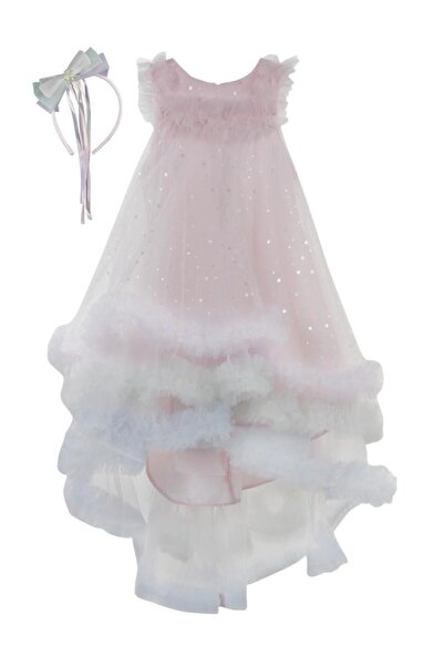 Civil Girls 6-9 Yaş Abiye - Pembe 7-8 Yaş