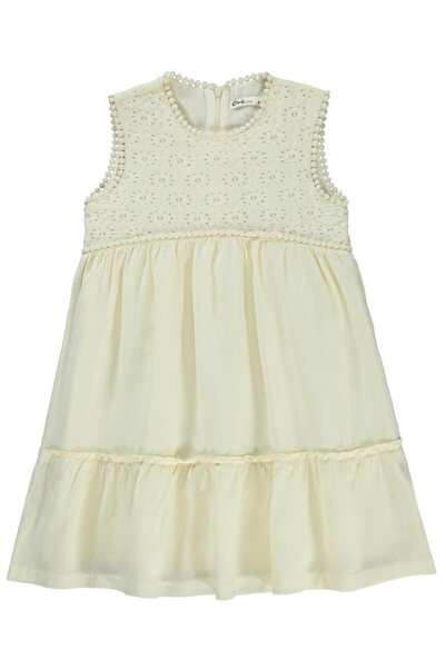 Civil Girls Естествена рокля за 6-9 години - бежова 8-9 години